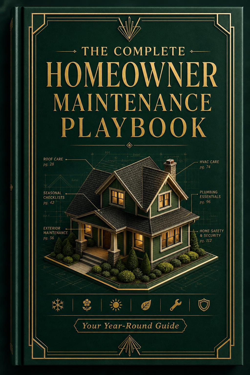 The Complete Homeowner Maintenance Playbook — cover